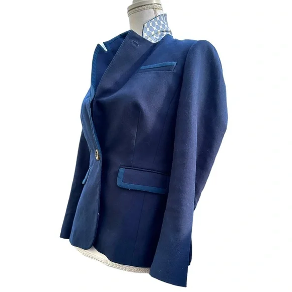 Boden - Picardy Tipped Navy Cotton Blaze, Size 6P - Picture 2 of 14